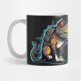 Cyber Kitty T-Shirt 5 Mug